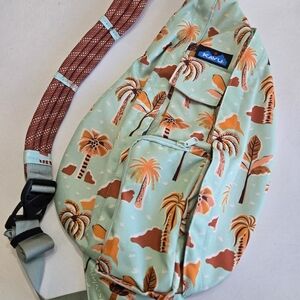 *Like New* KAVU Palm Tree Rope Sling Bag